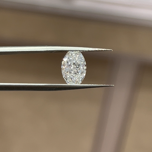 2.28ct Crushed-ice Oval Cut Lab Diamond D VVS2 NO.911