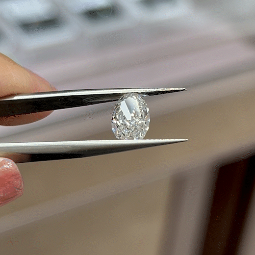 2.09ct Crushed-ice Oval Cut Lab Diamond D VVS2 NO.918
