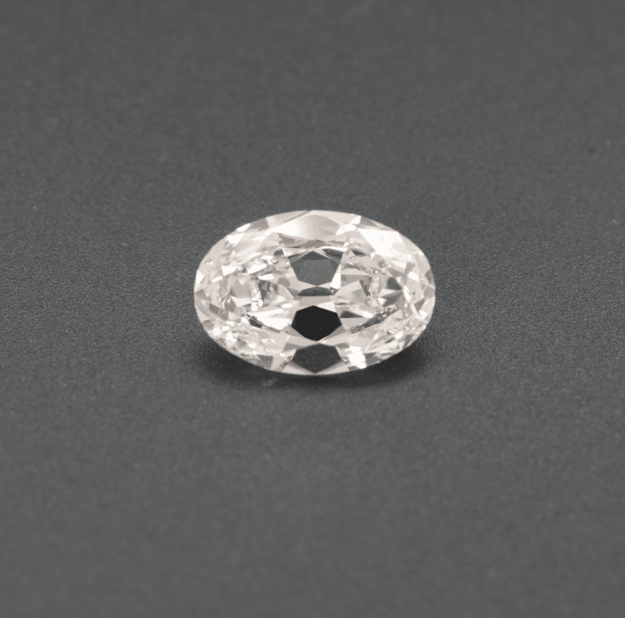 6.25ct Oval Old Mine Cut Lab Diamond F VS1 NO.317 - FIORESE JEWELRY