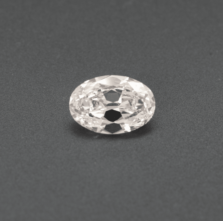 6.25ct Oval Old Mine Cut Lab Diamond F VS1 NO.317 - FIORESE JEWELRY