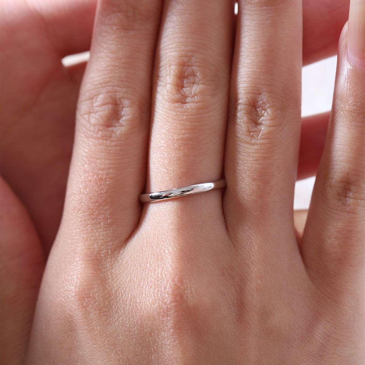 Plain Platinum Ring