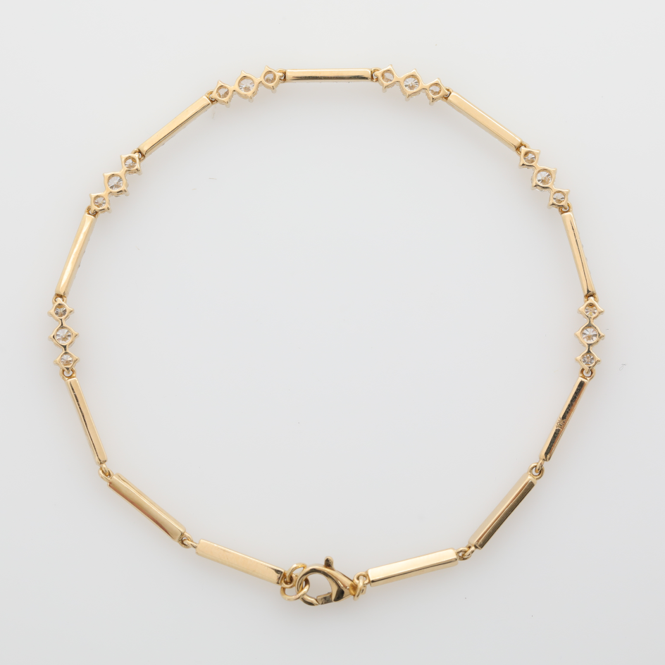 Ready to Ship Round Lab Dimaond Bracelet