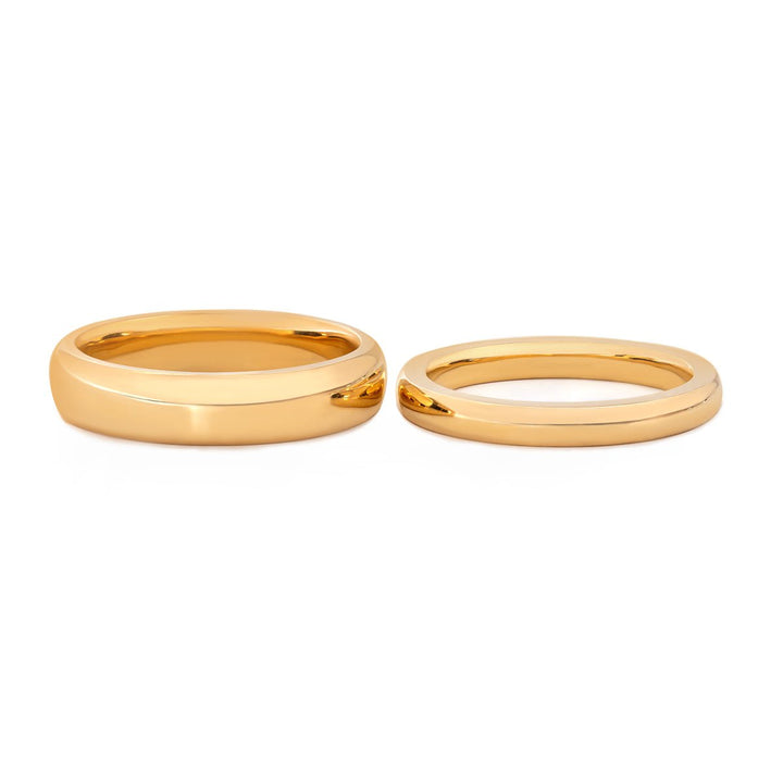 Matching Wedding Band Set (His &amp; Hers) - FIORESE JEWELRY