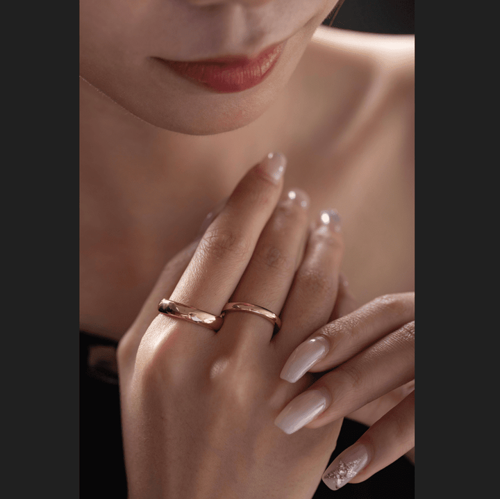 Matching Wedding Band Set (His &amp; Hers) - FIORESE JEWELRY