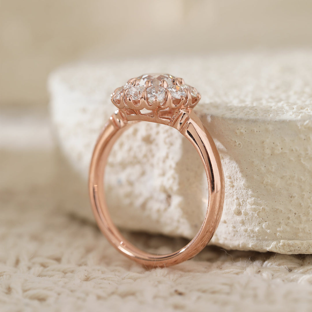 OEC Diamond Halo Ring - FIORESE JEWELRY