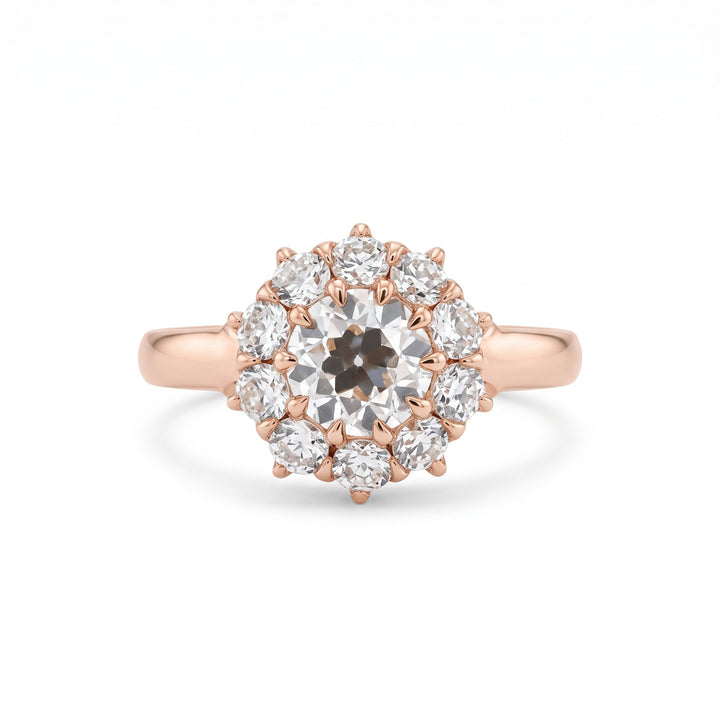 OEC Diamond Halo Ring - FIORESE JEWELRY