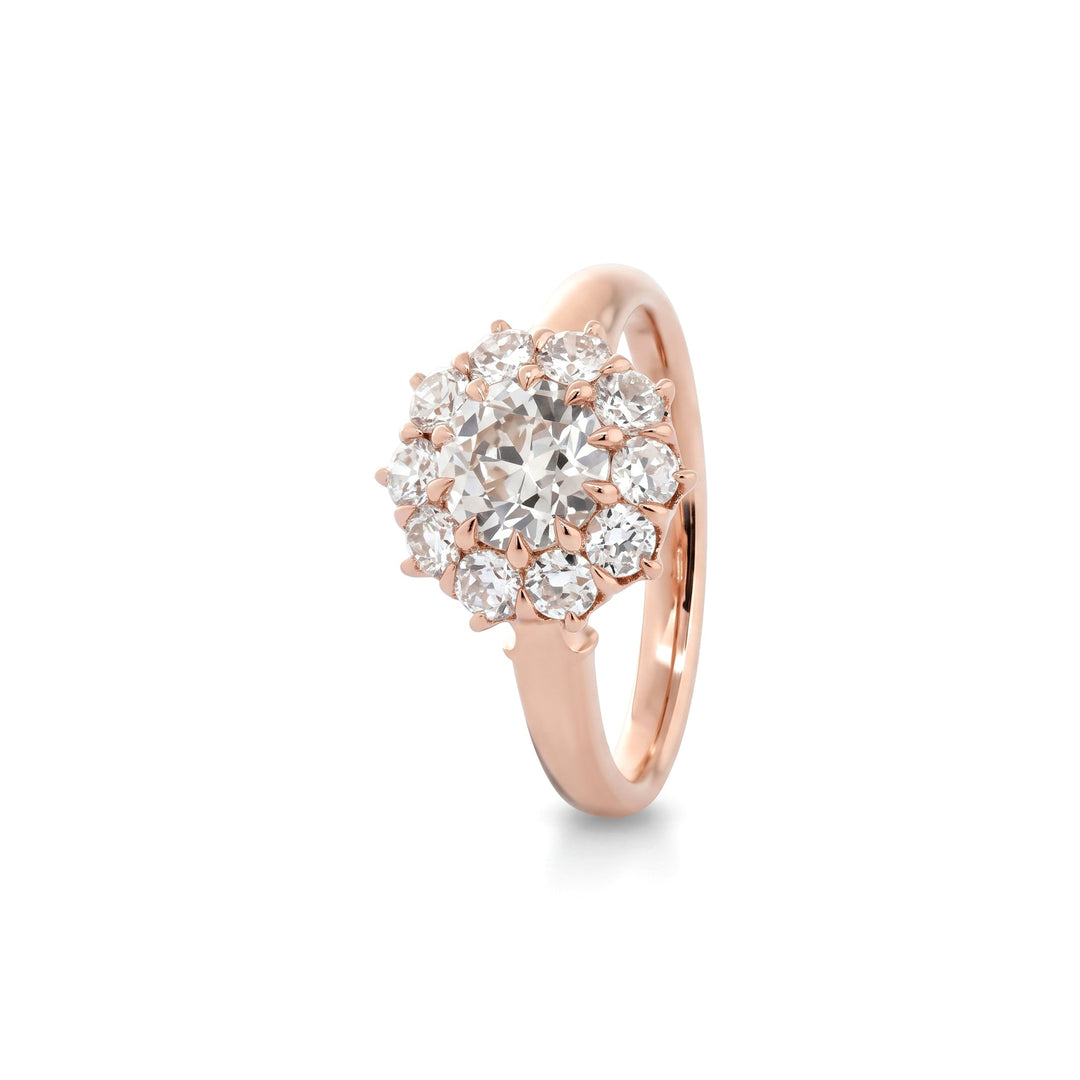 OEC Diamond Halo Ring - FIORESE JEWELRY