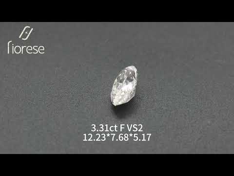 3.31ct Oval Old Mine Cut Lab Diamond F VS2 NO.315