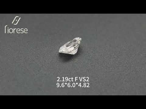2.19ct Elongated Old Mine Cut Lab Diamond F VS2 NO.322