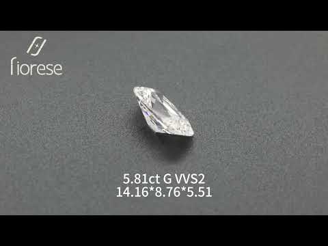 5.81ct Elongated Cushion Old MIne Cut Lab Diamond G VVS2 NO.298