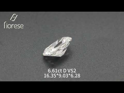 6.61ct Elongated Old Mine Cut Lab Diamond D VS2 NO.329