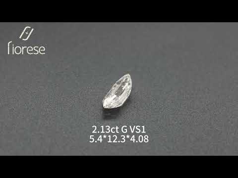 2.13ct Long Hexagonal Cut Lab Diamond G VS1 NO.314