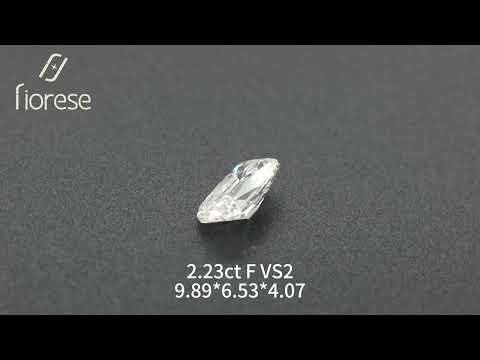 2.23ct Elongated Old Mine Cut Lab Diamond F VS2 NO.530