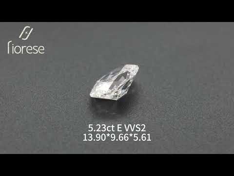 5.23ct Oval Old MIne Cut Lab Diamond E VVS2 NO.294