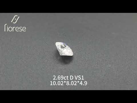2.68ct Oval Old Mine Cut Lab Diamond D VVS2 NO.389
