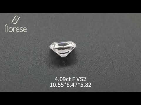 4.09ct Elongated Old Mine Cut Lab Diamond F VS2 NO.529