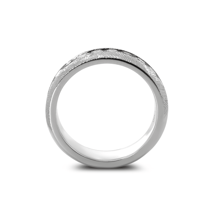 Round Lab Diamond Half - Eternity Men&