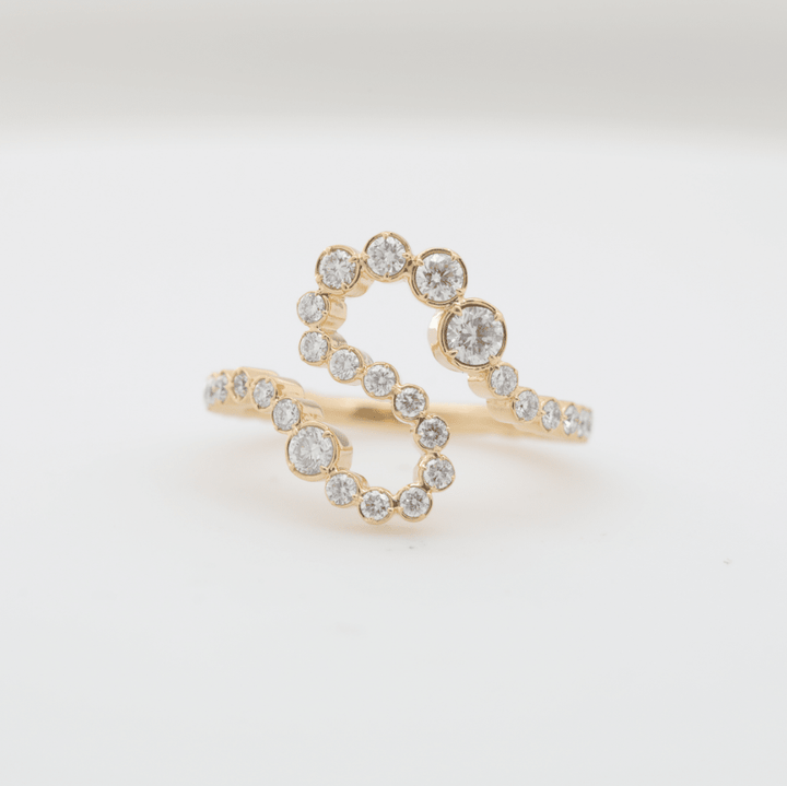 Silver Synthetic Moissanite Ring - FIORESE JEWELRY