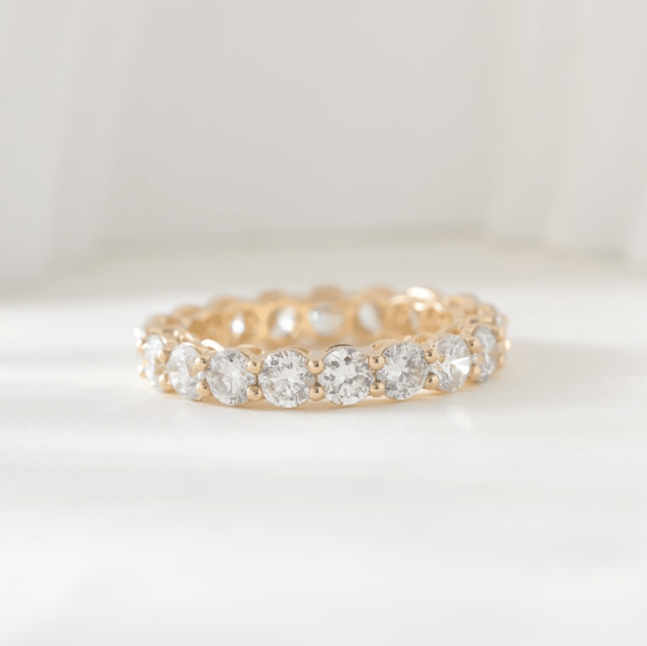Silver Synthetic Stone Ring - FIORESE JEWELRY