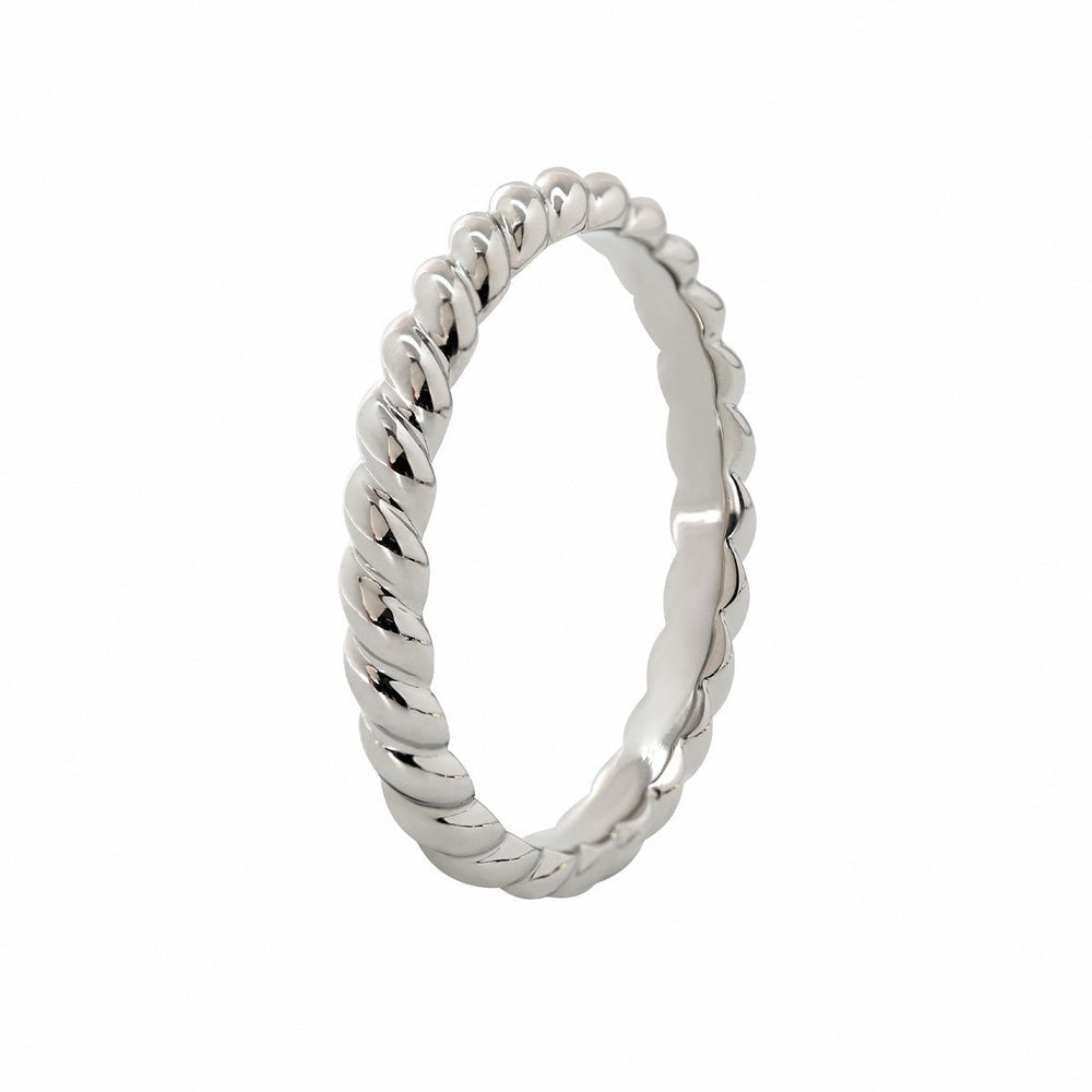 Twisted Rope Wedding Band - FIORESE JEWELRY